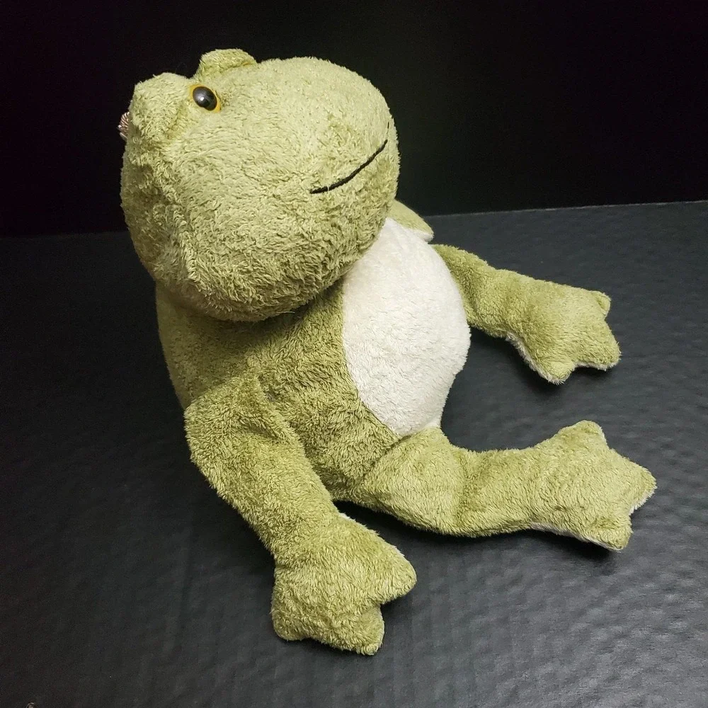 Ty Classic Frog Plush Light Green Prince Princess Crown KISSED 2006 No Tush Tags